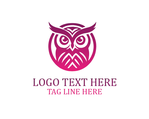 Modern Night Owl Logo
