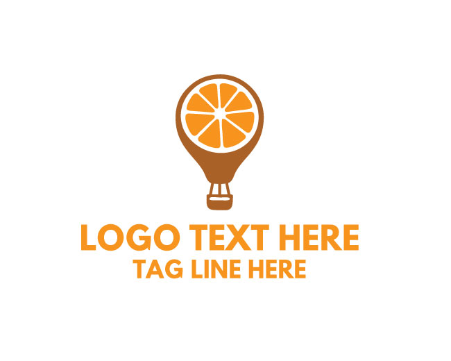 Modern Orange Float Logo