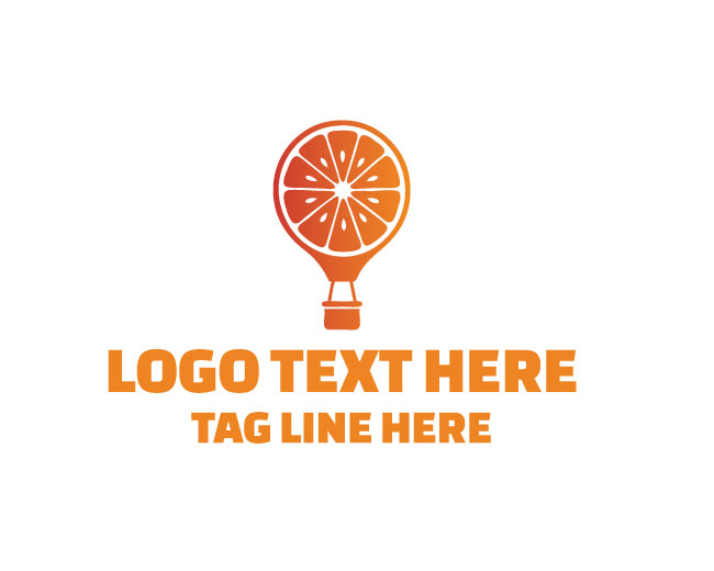Modern Orange Joy Logo