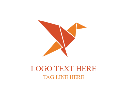 Modern Origami Animal Logo