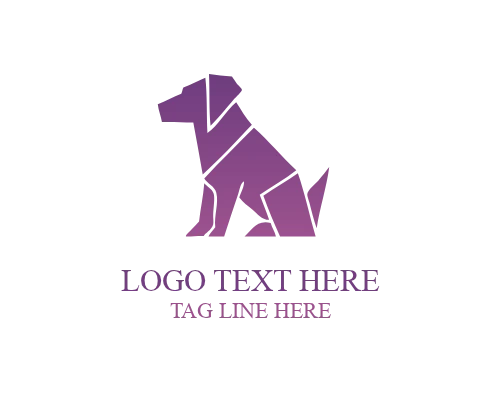 Modern Origami Paper Creature Logo