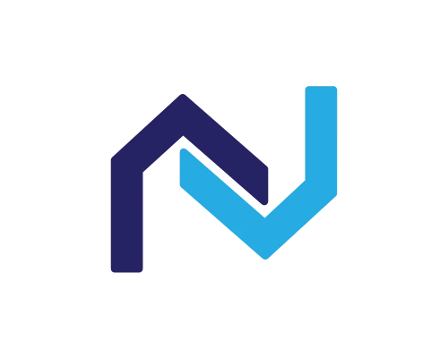 Modern Outline Letter N Logo