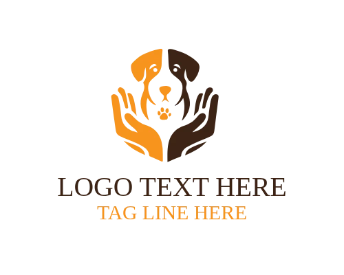 Modern Pets In Safe Hand Logo for Professional Pet Care and Animal Services