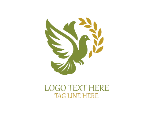 Modern Pigeon Badge Logo for Branding and Packaging