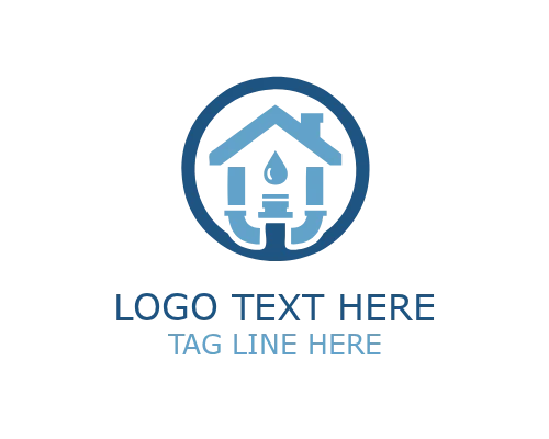 Modern Pipe Symbol Logo