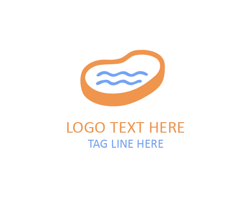 Modern Pool App Technology Logo for Smart Pool Systems