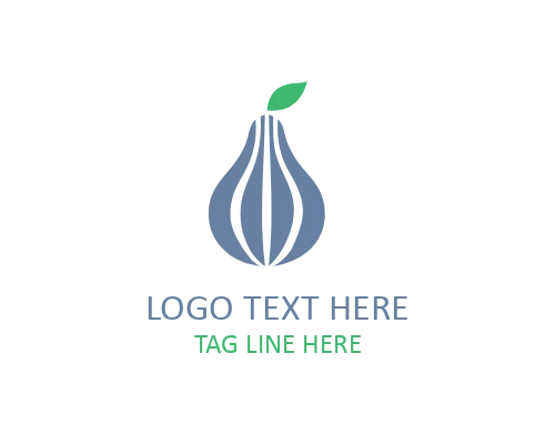 Modern Premium Pear Logo