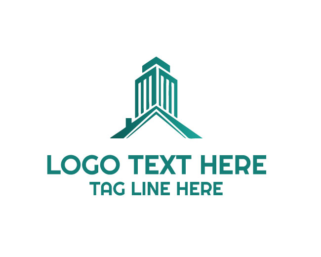 Modern Property Roof Logo