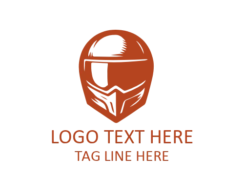 Modern Protection Helmet Logo for Industrial Branding