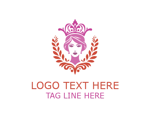 Modern Queen Crown Logo for Stylish Brand Identity