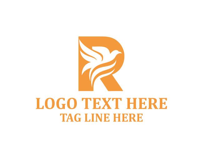 Modern R Bird Logo