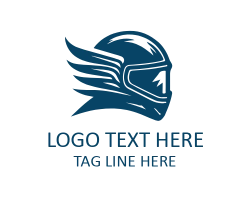 Modern Ride Bike Helmet Logo for Cycling Branding