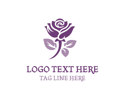 Modern Rose Logo