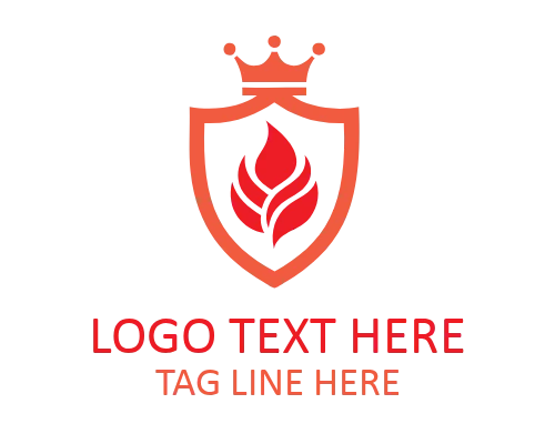 Modern Royal Fire Shield Logo for Premium Branding