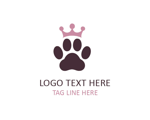  Modern Royal Paw Crown Logo for Contemporary Premium Pet Brands