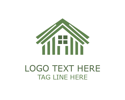 Modern Shelter Roof Logo