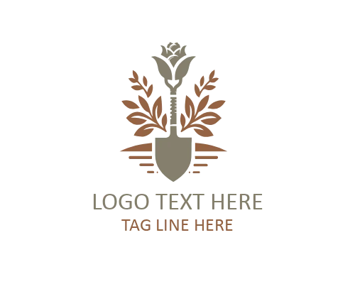 Modern Shoval Floral Branding Logo