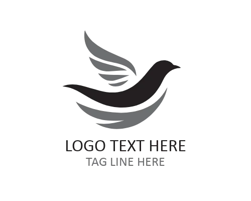  Modern Sky Flying Bird Logo