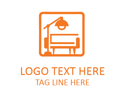 Modern Sofa Furniture Logo