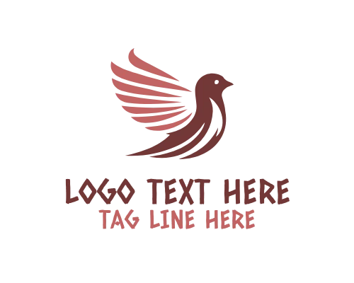 Modern Sparrow Bird Logo