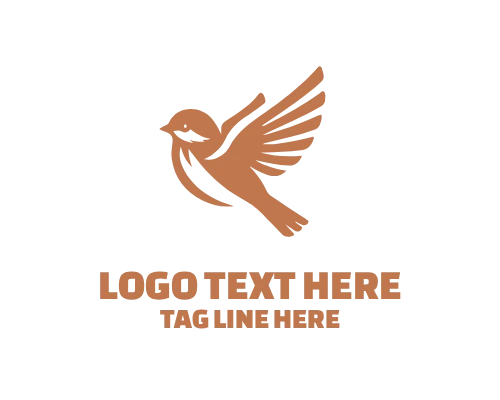 Modern Sparrow Logo