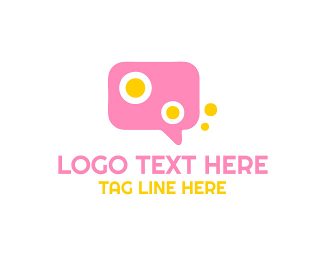 Modern Speech Bubble Logo