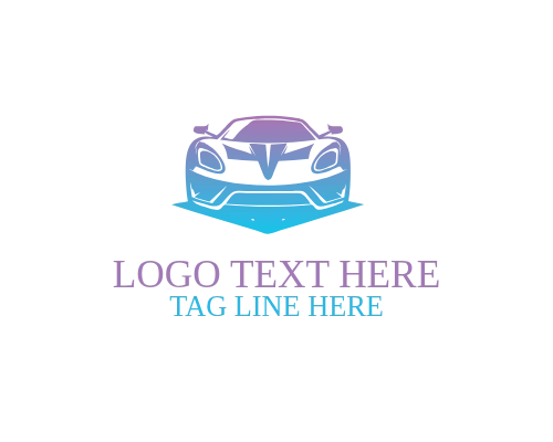 Modern Sports Car Logo for Automotive Startups and Performance Brands