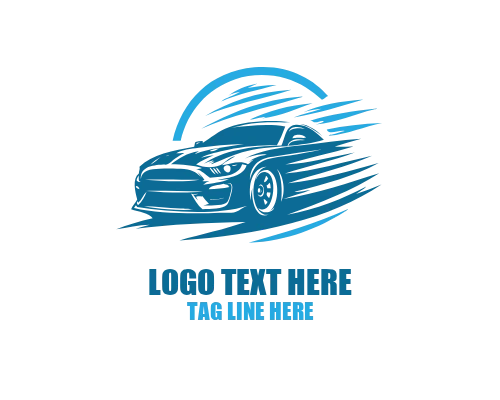 Modern Sports Fast Car Logo