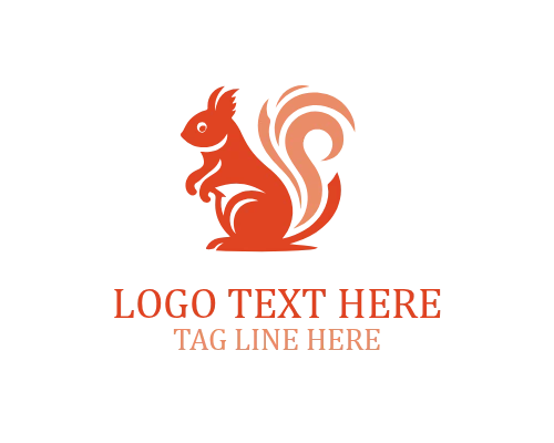 Modern Squirrel Mascot Logo