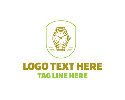 Modern Style Watch Logo