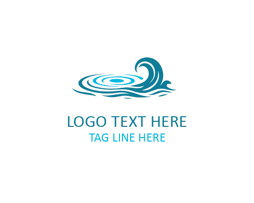 Modern Swimming Pool Logo for Pool Services and Aquatic Branding