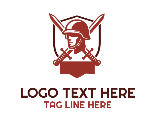 Modern Sword Military Logo