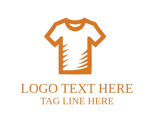 Modern T shirt Monogram Logo for Corporate Branding