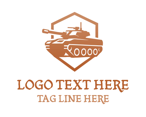 Modern Tank Icon Logo