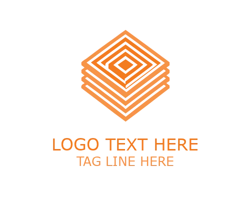 Modern Tech Square Logo for Technology and Digital Brand Identity