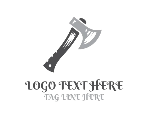 Modern Tool Axe Logo