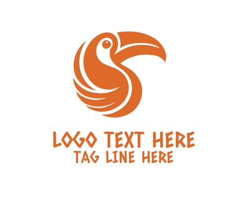 Modern Toucan Bird Logo