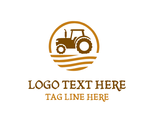 Modern Tractor Agro Brand Logo for Contemporary Farming Businesses
