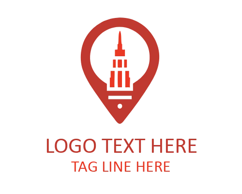 Modern Travel Pin Logo for Location Branding