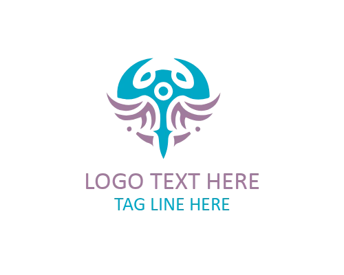 Modern Tribal Emblem Logo for Cultural and Creative Branding
