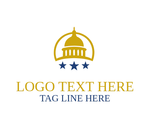 Modern USA Flag Logo