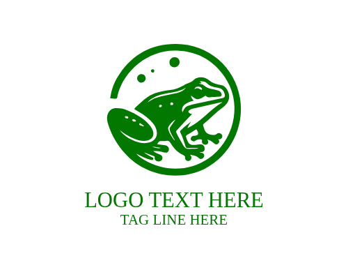Modern Wild Frog Logo