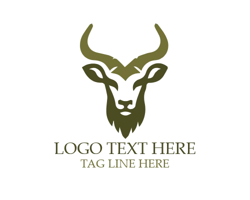 Modern Wildlife Deer Logo