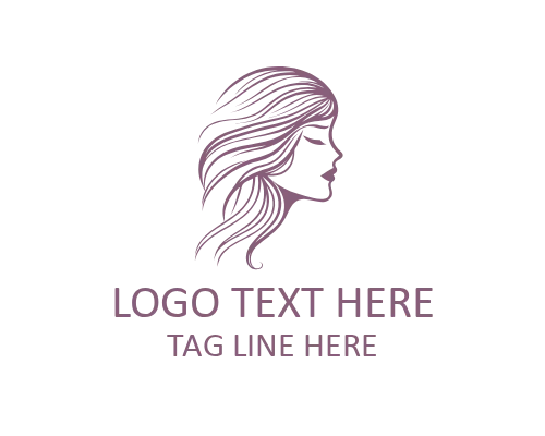 Modern Women Portrait Logo