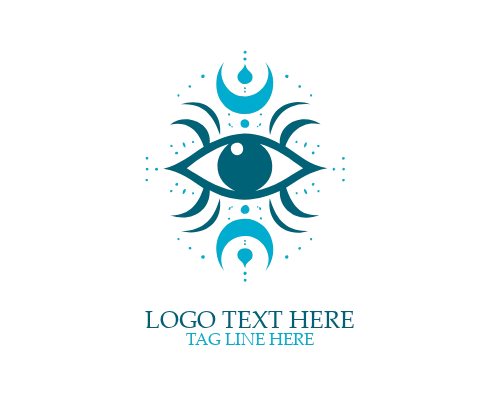 Modern Zen Boho Eye Logo