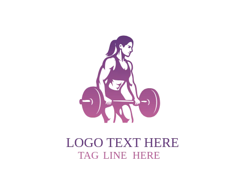 Momentum Strong Woman Gym Logo