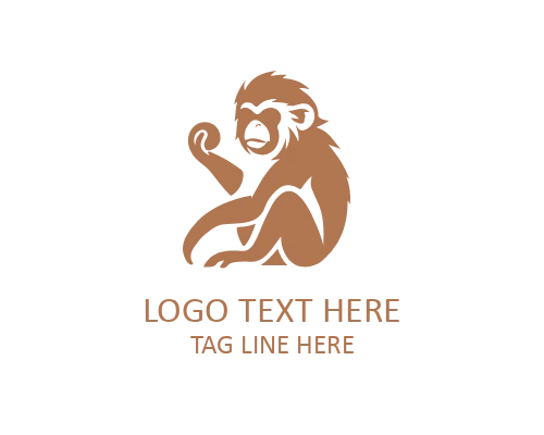 Monkey Face Logo Design