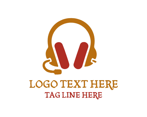 Monochrome Headphone Logo