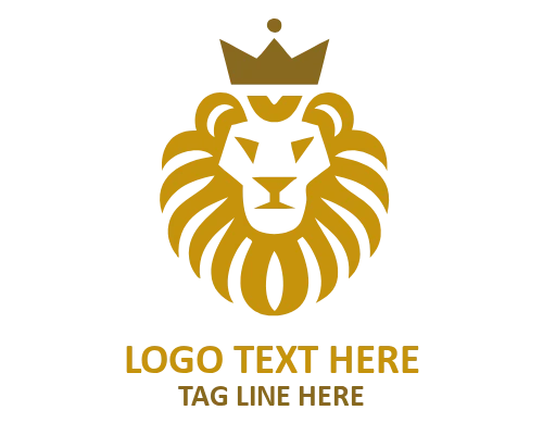  Monogram Lion Crown Logo