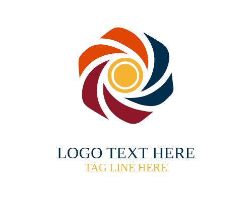 Monogram Shutter Initial Logo